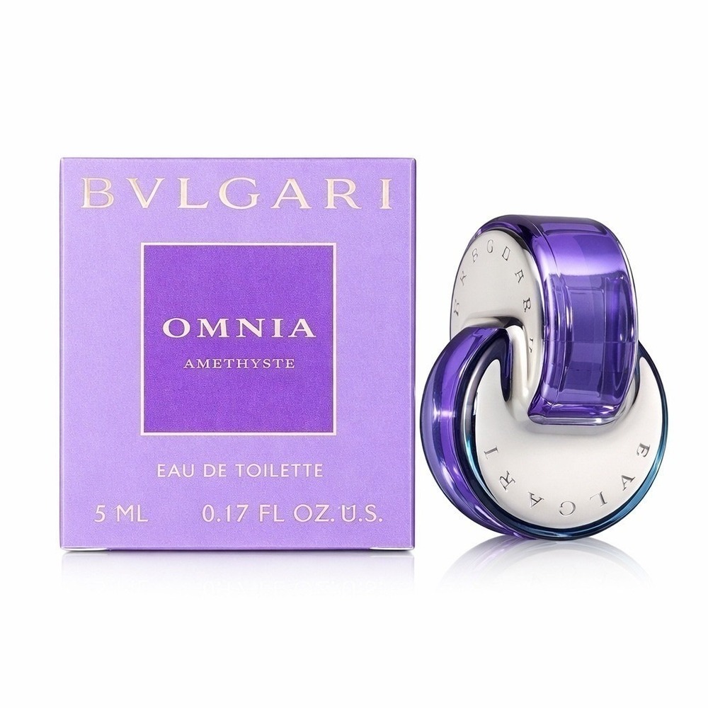 Bvlgari Omnia Amethyste Eau de Toilette Mini Travel Splash 5mL